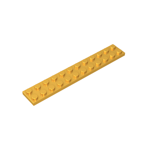 Gobricks,Plate 2 x 12,2445
