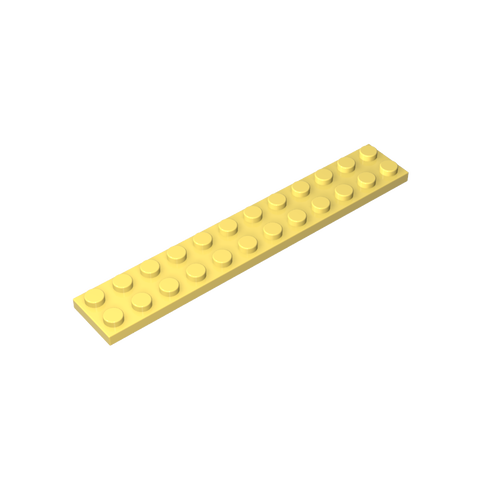 Gobricks,Plate 2 x 12,2445