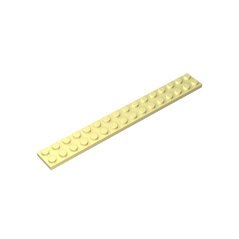 Gobricks,Plate 2 x 16,4282