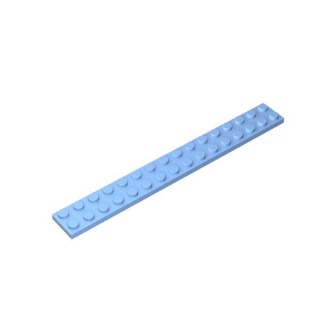 Gobricks,Plate 2 x 16,4282