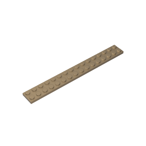 Gobricks,Plate 2 x 16,4282