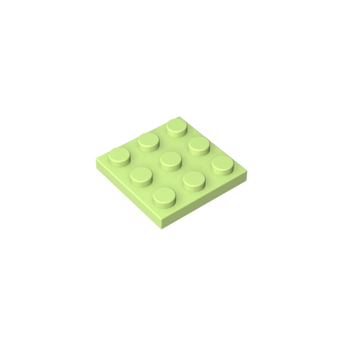 Gobricks,Plate 3 x 3,11212