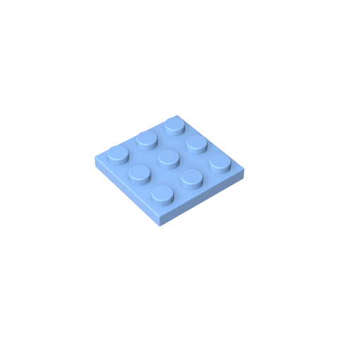 Gobricks,Plate 3 x 3,11212
