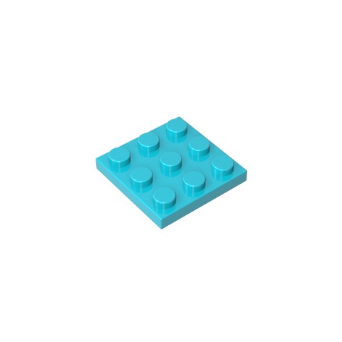 Gobricks,Plate 3 x 3,11212