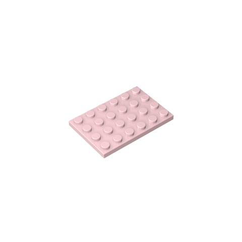Gobricks,Plate 4 x 6,3032