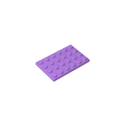 Gobricks,Plate 4 x 6,3032