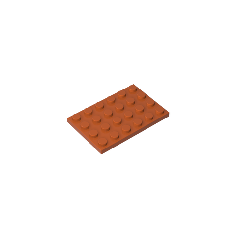 Gobricks,Plate 4 x 6,3032