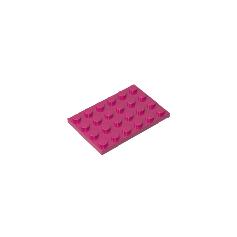Gobricks,Plate 4 x 6,3032