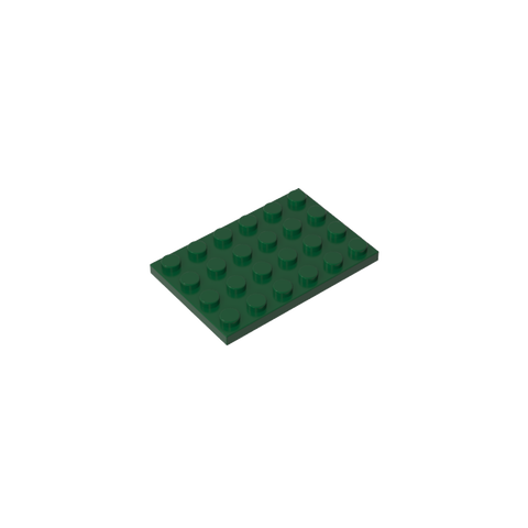 Gobricks,Plate 4 x 6,3032