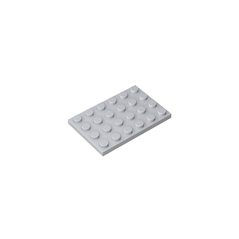 Gobricks,Plate 4 x 6,3032