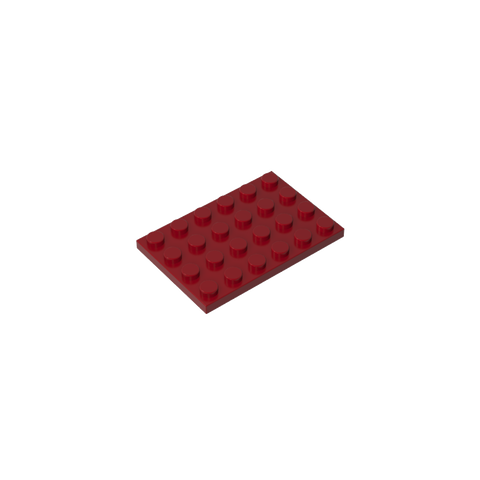 Gobricks,Plate 4 x 6,3032