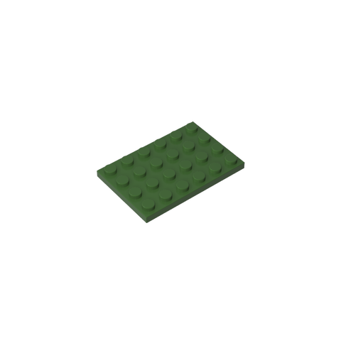 Gobricks,Plate 4 x 6,3032