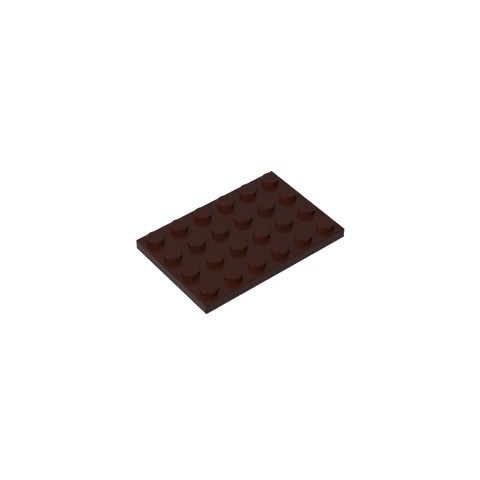 Gobricks,Plate 4 x 6,3032