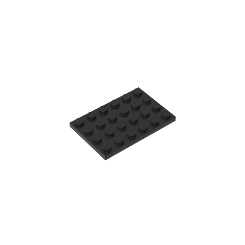 Gobricks,Plate 4 x 6,3032