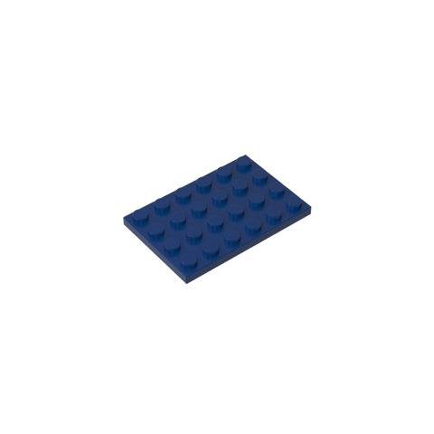 Gobricks,Plate 4 x 6,3032