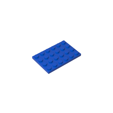 Gobricks,Plate 4 x 6,3032