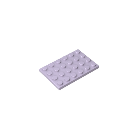 Gobricks,Plate 4 x 6,3032