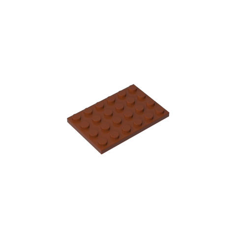 Gobricks,Plate 4 x 6,3032