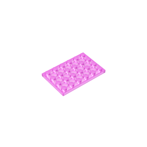 Gobricks,Plate 4 x 6,3032