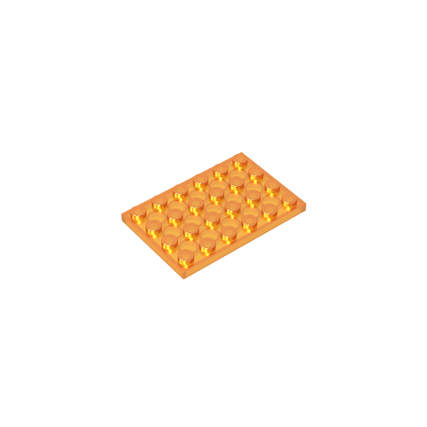 Gobricks,Plate 4 x 6,3032