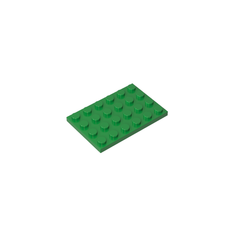 Gobricks,Plate 4 x 6,3032