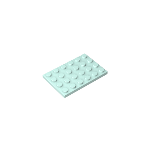 Gobricks,Plate 4 x 6,3032