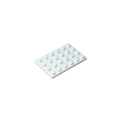 Gobricks,Plate 4 x 6,3032