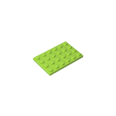 Gobricks,Plate 4 x 6,3032