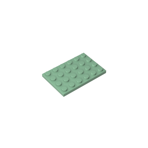 Gobricks,Plate 4 x 6,3032