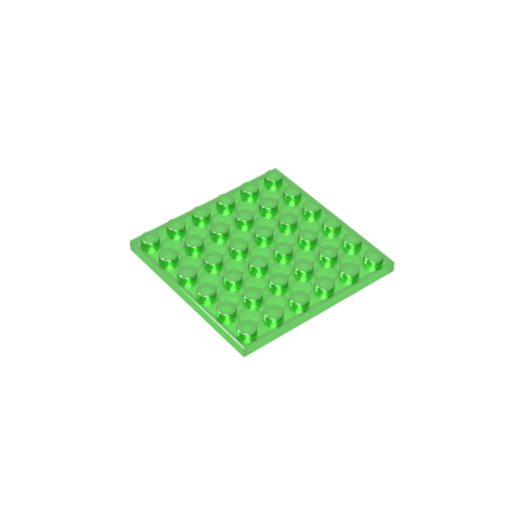 Gobricks,Plate 6 x 6,3958