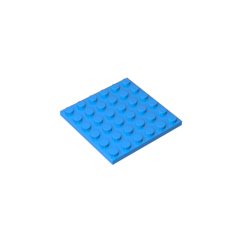Gobricks,Plate 6 x 6,3958