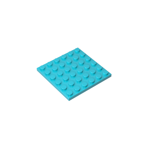 Gobricks,Plate 6 x 6,3958
