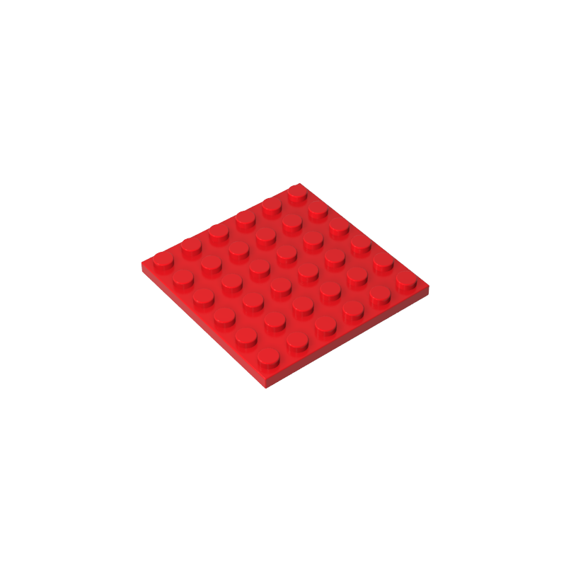 Gobricks,Plate 6 x 6,3958