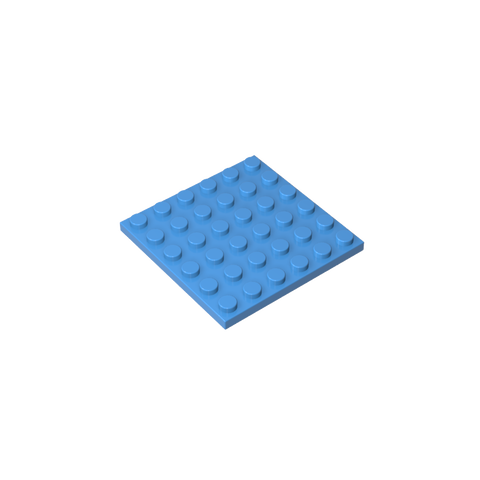 Gobricks,Plate 6 x 6,3958