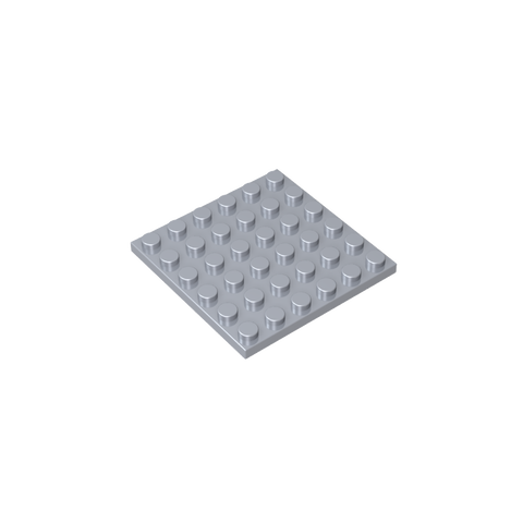 Gobricks,Plate 6 x 6,3958