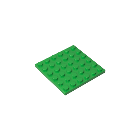 Gobricks,Plate 6 x 6,3958