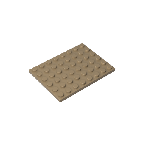Gobricks,Plate 6 x 8,3036,3036a