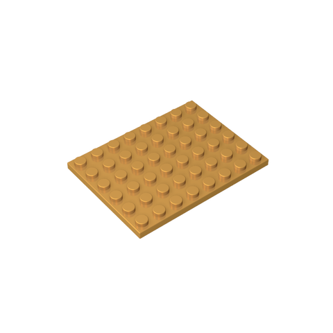 Gobricks,Plate 6 x 8,3036,3036a