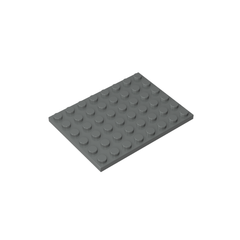 Gobricks,Plate 6 x 8,3036,3036a