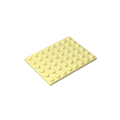 Gobricks,Plate 6 x 8,3036,3036a