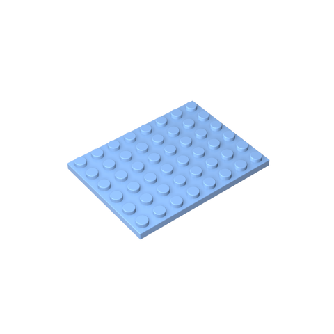 Gobricks,Plate 6 x 8,3036,3036a