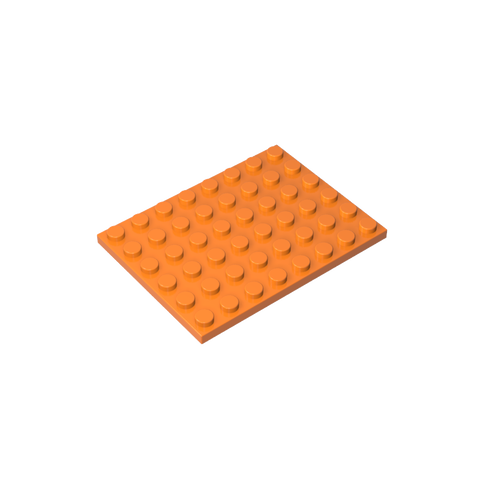 Gobricks,Plate 6 x 8,3036,3036a