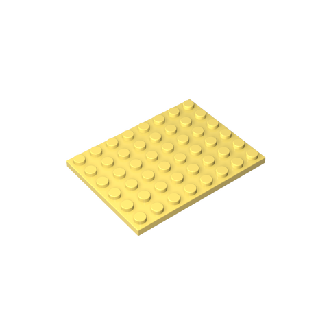 Gobricks,Plate 6 x 8,3036,3036a