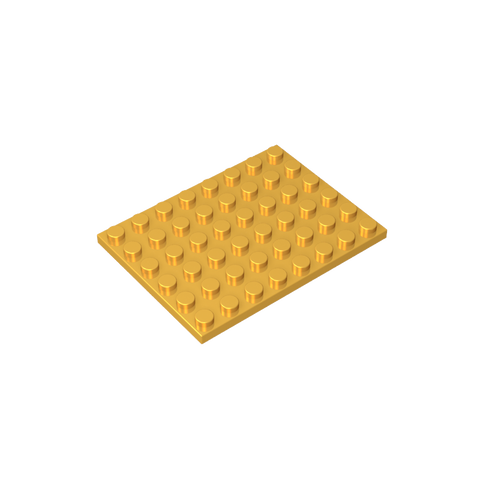 Gobricks,Plate 6 x 8,3036,3036a