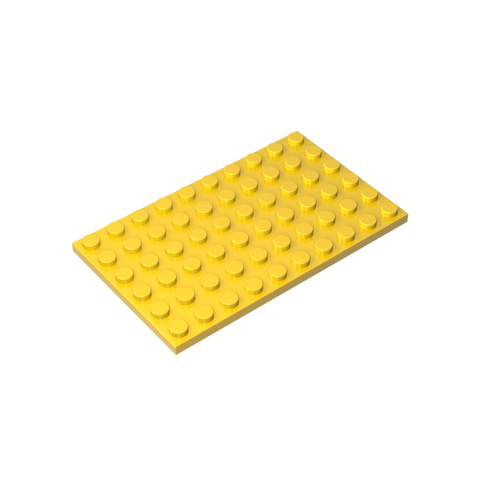 Gobricks,Plate 6 x 10,3033