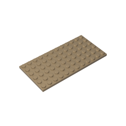 Gobricks,Plate 6 x 12,3028