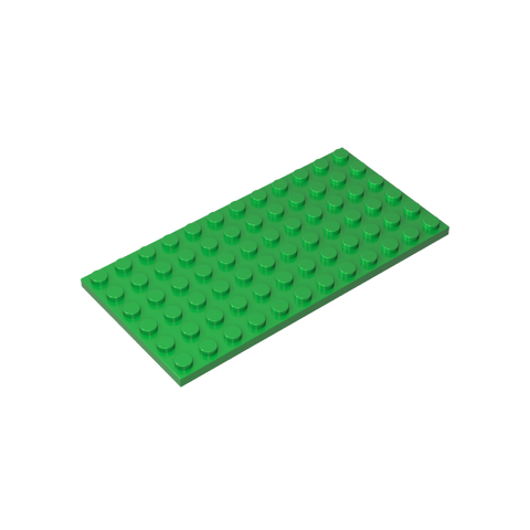 Gobricks,Plate 6 x 12,3028