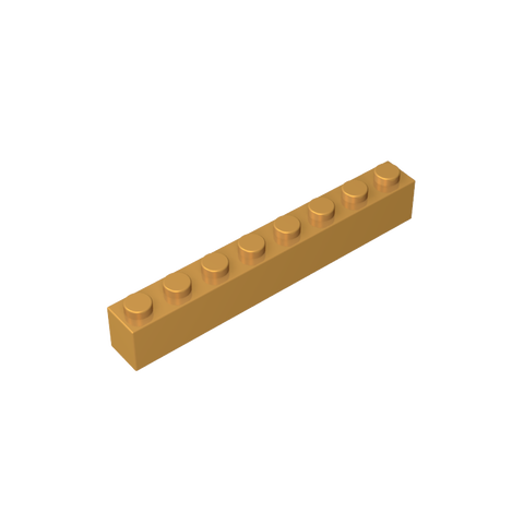 Gobricks,Brick 1 x 8,3008,63322