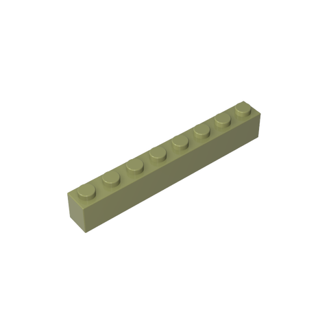 Gobricks,Brick 1 x 8,3008,63322