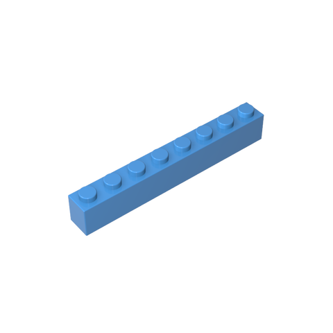 Gobricks,Brick 1 x 8,3008,63322